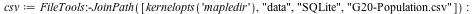 csv := FileTools:-JoinPath([kernelopts('mapledir'), 