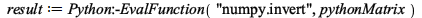 result := Python:-EvalFunction(