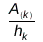 Physics:-`*`(A__k, Physics:-Vectors:-`^`(h__k, -1)); 