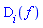 D[i](f)