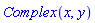 Complex(x, y)