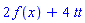 2*f(x)+4*tt