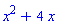 x^2+4*x