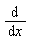 (&DifferentialD;)/(&DifferentialD;x)