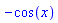 -cos(x)