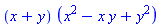 (x+y)*(x^2-x*y+y^2)