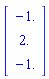 Vector(3, {(1) = -1., (2) = 2., (3) = -1.})