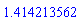 1.414213562