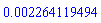 0.2264119494e-2