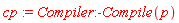 cp := Compiler:-Compile(p)