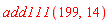 add111(199, 14)
