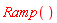 Ramp()