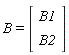 B = (Vector(2, {(1) = B1, (2) = B2}))