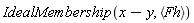 IdealMembership(x-y, `<,>`(Fh))