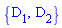 {D[1], D[2]}