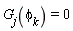 G[j](phi[k]) = 0