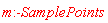 m:-SamplePoints