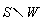 `minus`(S, W)