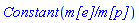 Constant(`m[e]/m[p]`)