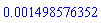 0.1498576352e-2