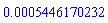 0.5446170232e-3