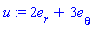 u := Vector[column]([[2], [3]], ["r", "theta"])