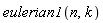 eulerian1(n, k)