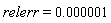 relerr = 0.1e-5