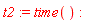 t2 := time()