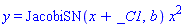 y = JacobiSN(x+_C1, b)*x^2
