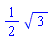 (1/2)*3^(1/2)