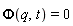 Phi(q, t) = 0
