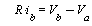 R*i[b] = V[b]-V[a]