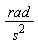 rad/s^2