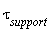 tau[support]