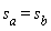 s[a] = s[b]