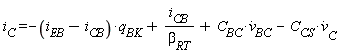 i[C] = -(i[EB]-i[CB])*q[BK]+i[CB]/beta[RT]+C[BC]*(diff(v[BC](t), t))-C[CS]*(diff(v[C](t), t))