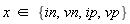 x  in  {in,vn,ip,vp}