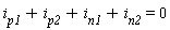i[p1]+i[p2]+i[n1]+i[n2] = 0