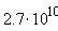 2.7*10^10