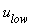 u[low]