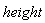 height