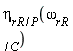 eta[rR/P](omega[rR/C])