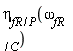 eta[fR/P](omega[fR/C])