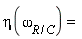 eta((omega^())[R/C]^) = 