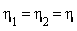 eta[1] = eta[2] and eta[2] = eta