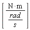[N*m*s/rad]