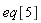eq[5]