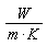 W/(m*K)
