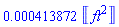 0.413872e-3*Units:-Unit(('ft')^2)